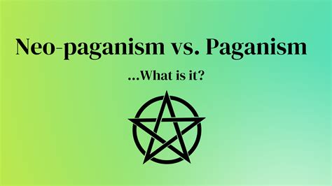 Paganism vs satanism